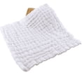 thumbnail image 1 of XmhyTop Toallitas de saliva para bebés, blancas, suaves y absorbentes de agua, muy adecuadas para el cuidado de bebés, 5 piezas, 1 of 5