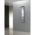 thumbnail image 3 of Rectangle Wall Mount CUPC Approved Stainless Steel Shower Panel In Chrome Color AI-11042, 3 of 8
