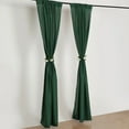 thumbnail image 3 of BalsaCircle 2 Panels Hunter Green 8 feet Polyester Drapery Backdrop Curtains Rod Pockets Party Events Decorations Supplies, 3 of 8