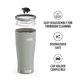 thumbnail image 3 of Vaso THERMOS ICON SERIES, acero inoxidable, 700 ml, River Rock, 3 of 7