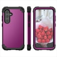 thumbnail image 2 of JTCASES for Samsung Galaxy S24 Plus Case, Drop Resistant Corners, Wireless Charging, Heavy Duty Shockproof Hybrid Hard PC Bumper, Camera Protection, Skin-feel Anti-scratch Tough Cover, Purple, 2 of 7