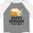thumbnail image 4 of Inktastic Happy Hanukkah Dreidel Donut Boys or Girls Long Sleeve Baby Bodysuit, 4 of 5