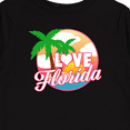 thumbnail image 4 of Inktastic I Love Florida with Ocean and Palm Trees Boys or Girls Long Sleeve Toddler T-Shirt, 4 of 5
