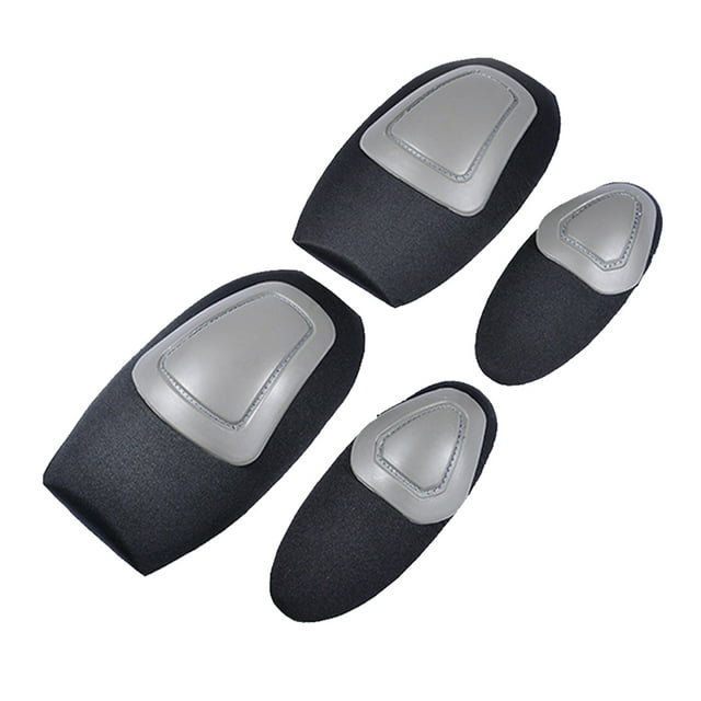 Bangcool 4PCS Protective Gear Set Creative Soft TPR Knee Pad Elbow Pad for Outdoor Sports