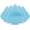 Blue Powder Puff, variant on Puff 6 count Puff Makeup Puff Soft Triangle Puffs for Loose Mineral Velour FaclaI Sponges for Applying Makeup Tools(Nude)