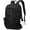 Black, variant on Backpack for School Work Travel, Casual Lightweight Daypack for Men and Women, Multi Pocket Commuter Backpack with Front Zipper Pocket, Side Pockets and Top Handle