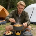 thumbnail image 3 of Réchaud Brûleur Réchaud Extérieur avec Supports Supports Carburants de Camping Randonnée (Fournaise) Sportif, 3 of 3
