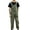 Green, variant on Men's Bib Overalls Fashion Casual Jumpsuit Lightweight Overalls With Pockets Clothes