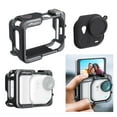 thumbnail image 3 of Ultra-Light Aluminum Case Camera Cage for Insta360 GO Ultra with Lens Portect, Protective Frame Housing with 1/4 Cold Shoe for Video Light Microphone, 3 of 8