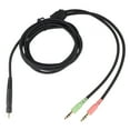 thumbnail image 1 of Cord Replacement, Gaming Headphone Cable Headphone Extension Cable Headphones Extension Cable Gaming Headset Cable Replacement for Desktop Computer Gaming Headset Headphones, 1 of 7