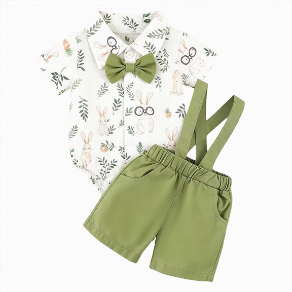 Boys Summer 2-Piece Set 6-12 Months 12-24 Months 2t 3t 4t 5t 6t 7t Children Cool Print Short Sleeve T-Shirt And Elastic Waist Shorts,Boys 2 Piece Summer Set 6-12 Months