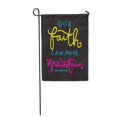 thumbnail image 1 of JSDART Hand Lettering Our Faith Can Move Mountains on Garden Flag Decorative Flag House Banner 28x40 inch, 1 of 1