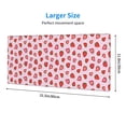 thumbnail image 4 of Vsdgher Hand Drawn Strawberry for Mouse Pad with Stitched Edges,Desk mat for Laptop,Computer & PC, Wristing Pad for Gamer,Office & Home,12 x 31.5 in, 4 of 8
