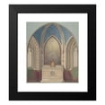 thumbnail image 2 of Jules-Edmond-Charles Lachaise 12x14 Black Modern Framed Museum Art Print Titled - Design for Altar, Saint Clotilde (19th Century), 2 of 5