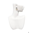 thumbnail image 4 of Delight Jewelry Silvertone Domed Music - Electric Guitar Black Crystal Clip on Earrings, 4 of 5