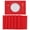 Red, variant on Woven Vinyl Placemats Set of 6 Wipe Clean Table Placemats Heat Resistant Wipeable Non Slip Table Mats, Gray White