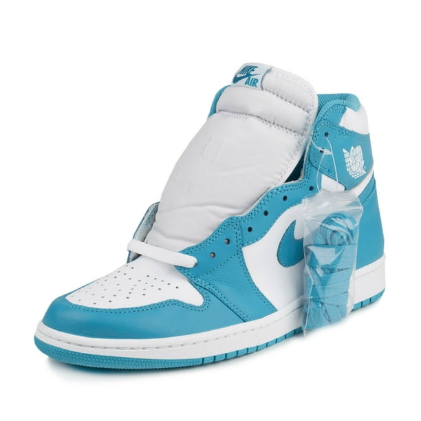 Air Jordan Nike Mens Air Jordan 1 Retro High Og Unc White Dark Powder Blue 5550 117 Walmart Com Walmart Com
