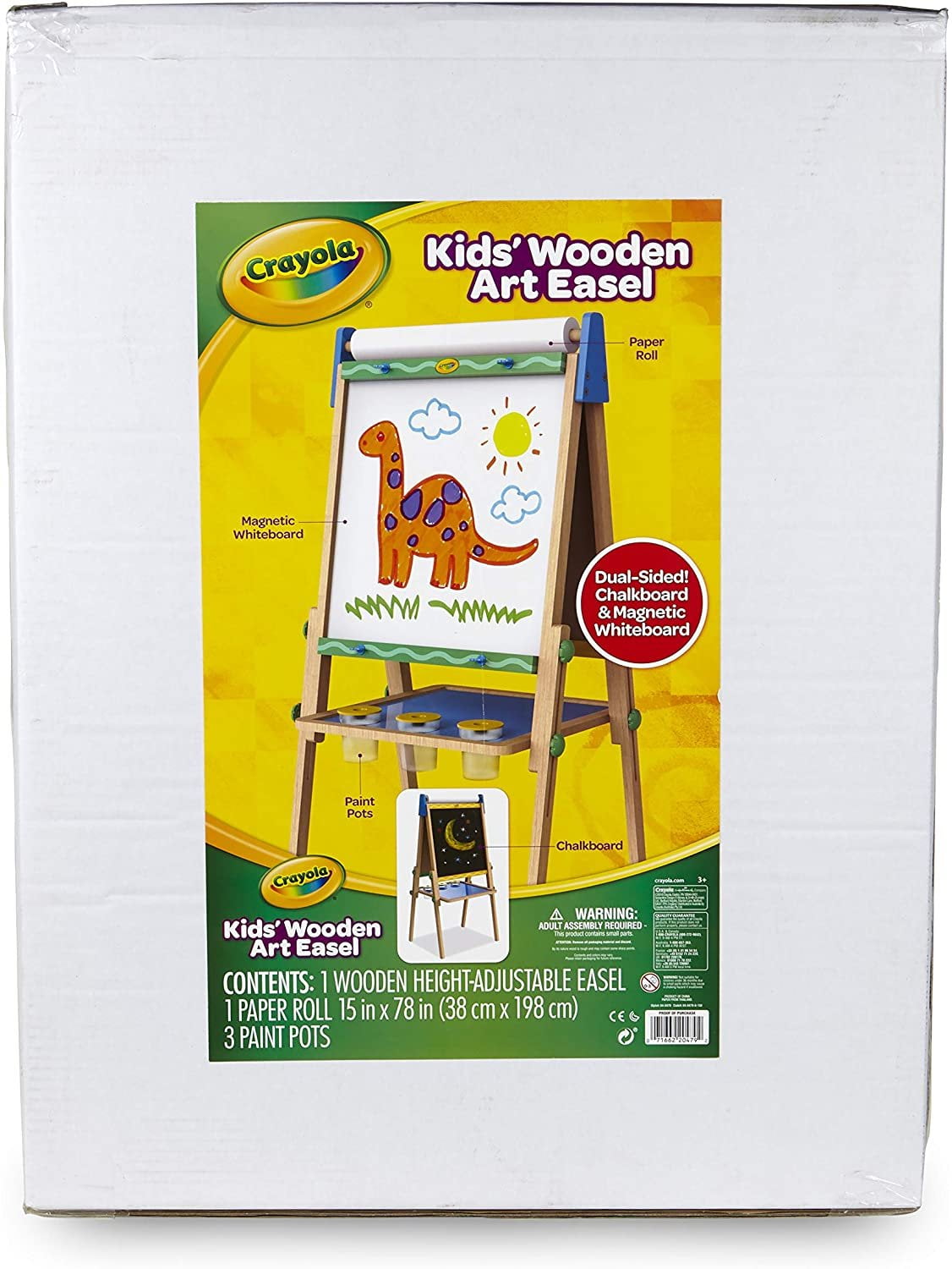 Crayola Kids Mini Dual Sided Wooden Art Easel w/ Chalkboard & Dry Erase  Supplies, 1 Piece - King Soopers