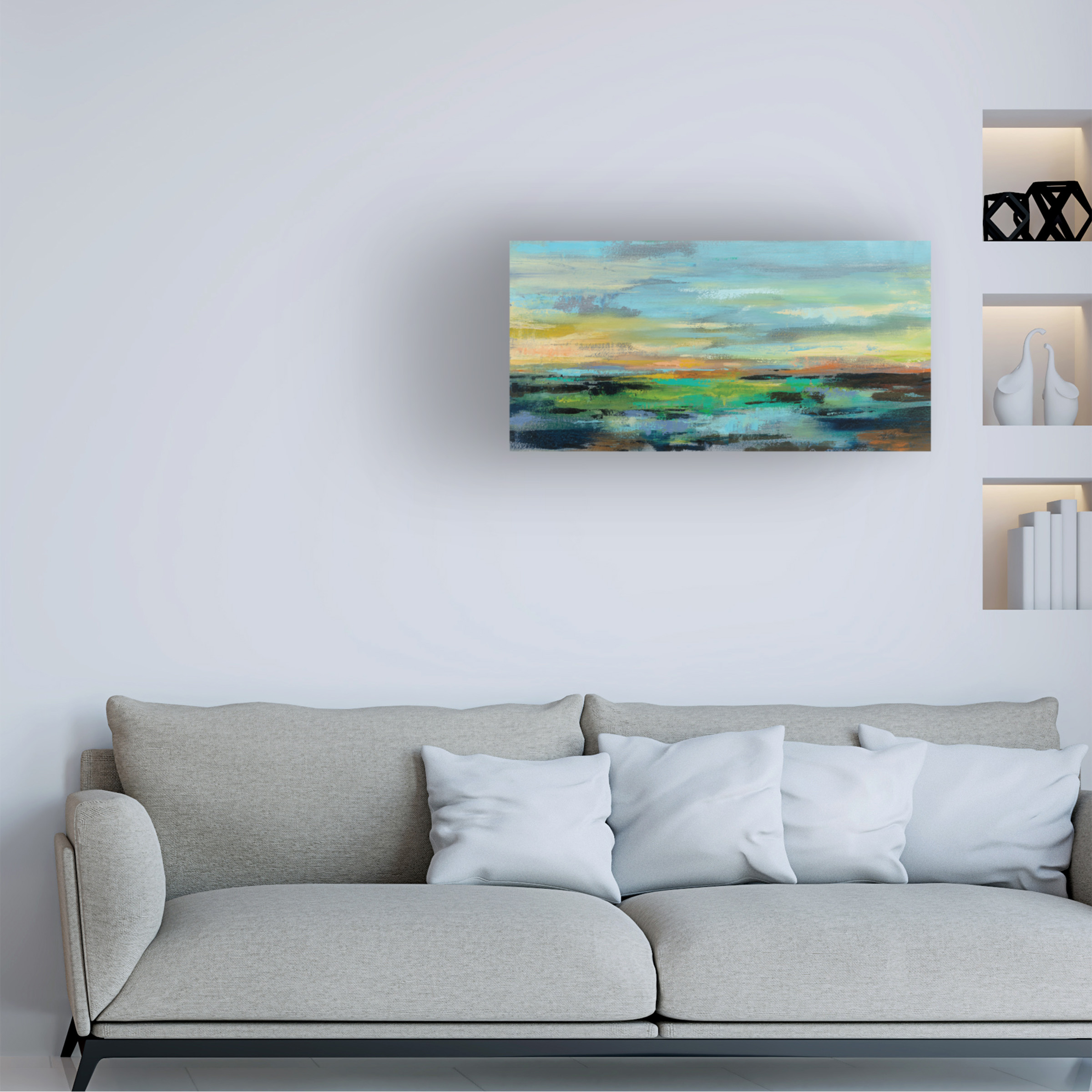 Trademark Fine Art 'Delmar Sunset I' Canvas Art by Silvia Vassileva