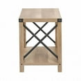 thumbnail image 3 of Winsome House WHIF1341 Rustic Natural Wood Finish End Table, 3 of 8