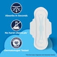 thumbnail image 5 of Equate Maxi Pads with Flexi-Wings, Extra Long Super Absorbency, Size 3, 26 Count, 5 of 12