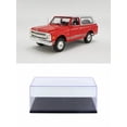 thumbnail image 1 of Diecast Car w/Display Case - 1969 Chevy K5 Blazer, Red and White - Acme A1807701 - 1/18 scale Diecast Model Toy Car, 1 of 3