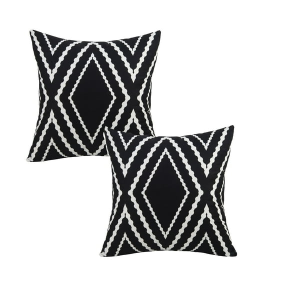 AUQ 2Pcs Pillow Covers,Modern Throw Pillow Covers,Decorative Throw Pillow Covers