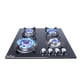 thumbnail image 1 of Parrilla de gas 4 quemadores Flamineta empotrable cristal templado negro CH/G, 1 of 8