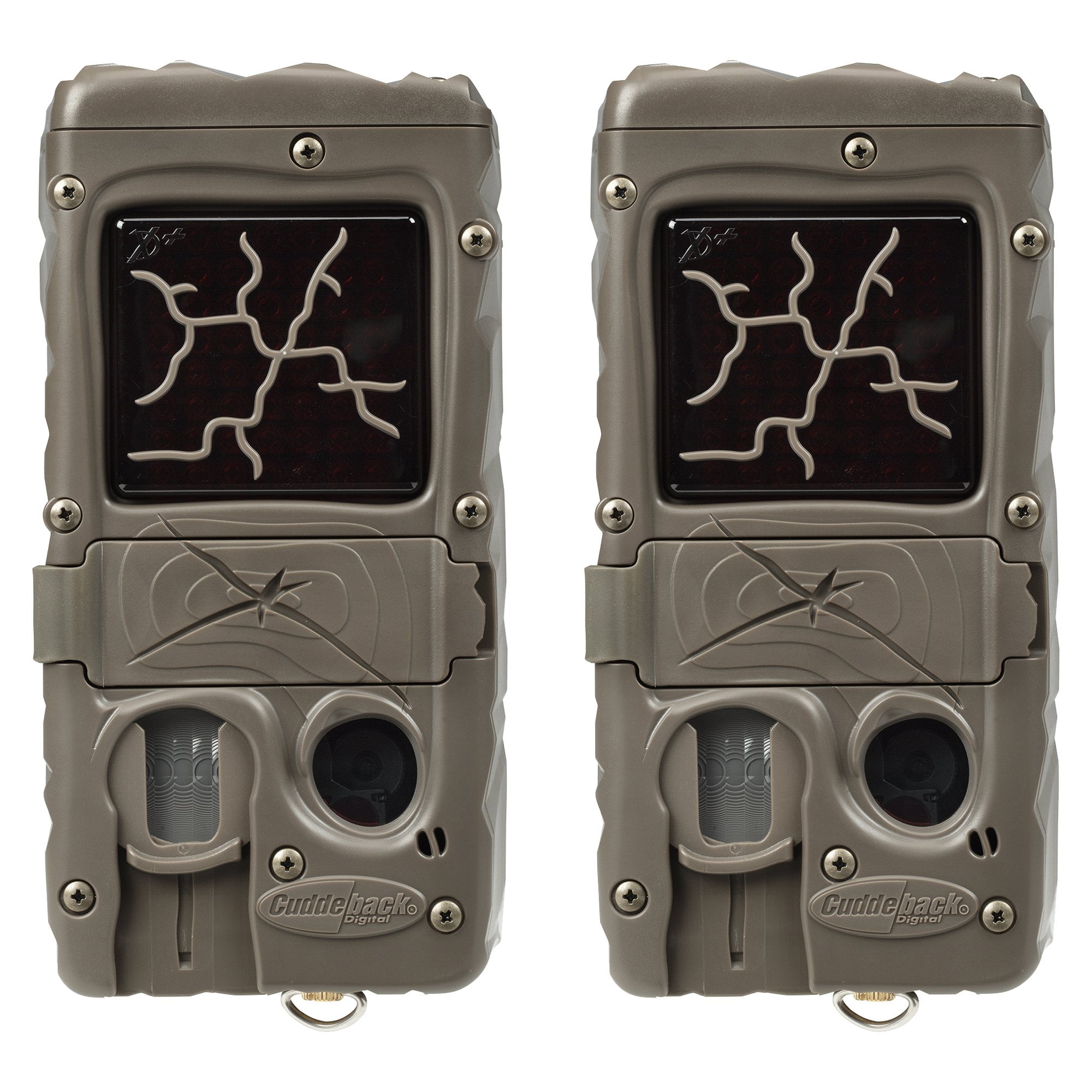 Cuddeback Dual Flash 20MP Invisible Infrared Game Trail Camera, 2 Pack