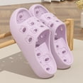 thumbnail image 2 of Wdhugt Purple Unisex Sandals For Bathroom Quick-Dry Design Non-Slip Eva Material Foot Length 9.84 Inches Us Size 7-7.5, 2 of 7