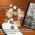 thumbnail image 5 of 200Pcs Single Pocket Coin Sleeves Holders Clear PVC Coin Protectors, 5 of 6
