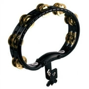Meinl Percussion TMT2 Setup Tambourine w/Brass Jingles, Black