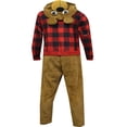 thumbnail image 2 of Briefly Stated Pyjama une Pièce à Capuche pour Homme Adulte Ours Buffalo (Moyen), 2 of 3