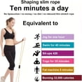 thumbnail image 6 of DABEI 8-shaped Yoga Resistance Band, Durable Tension Rope, Sports Yoga Trainer For Back Shoulder Arm Stretching Training, 6 of 10