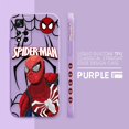 thumbnail image 3 of Case For Redmi Note 12 11 11T 11R 11E 9 9S 8 7 7S PRO PLUS 4G 5G Colour Simple Liquid silicone Case Marvel's Hero Spider-Man, 3 of 5