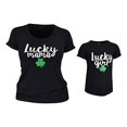 thumbnail image 4 of Unique Baby Womens Lucky Mama St Patrick Day Mommy and Me Scoop Neck Shirt (XXL), 4 of 5