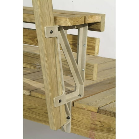 2x4basics Dekmate Deck Bench Brackets Sand 2 Pack Walmart Com