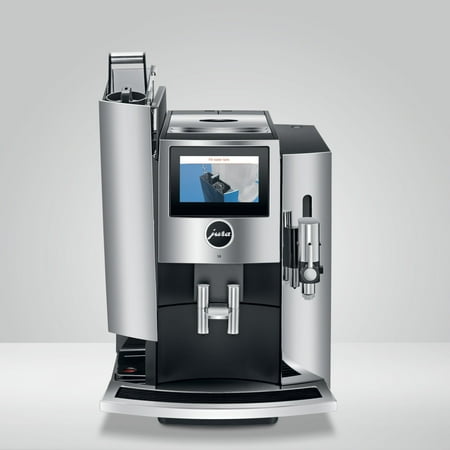 Jura - S8 Espresso Machine with 15 bars of pressure and Milk Frother - Chrome