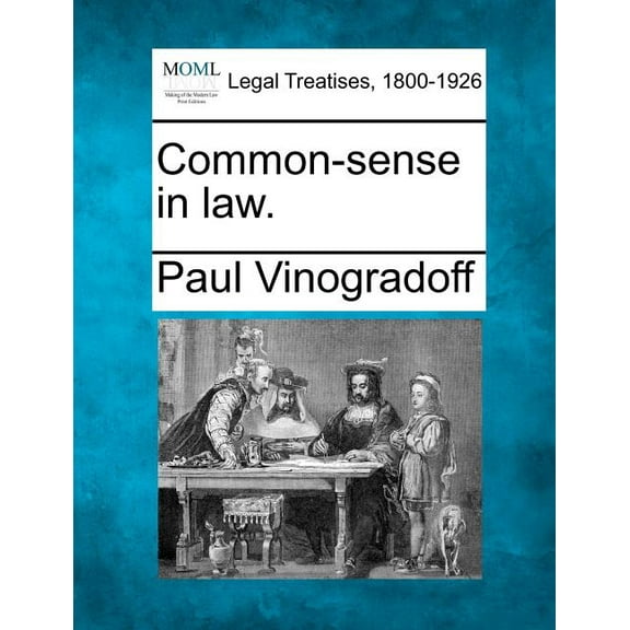 Common-Sense in Law. (Paperback)