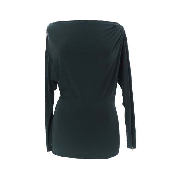 9FASHION Maternity Women's Lilou Blouse, Small, Malachite