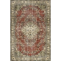 Burgundy Oriental Area Rugs for Living Room Washable Rugs Boho Moroccan Area Rug Soft Neutral Geometric Bohemian Carpet Distressed Indoor Rug for Bedroom Dining Room Office Foldable Nonslip Rug