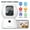 White, variant on CINMOORE 2.5K Pet/Dog/Cat Camera with Phone App, No-Subscription Local Person/Pet/Cry Detection, 4MP Security Camera Indoor, PTZ WiFi Cameras for Home Security, Color Night Vision, Full Duplex Audio