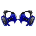 thumbnail image 2 of Two-Wheeled Heel Wheels Adjustable Roller Skates PVC Tricolor Luminous Wheel Shoes For Children, 2 of 4