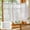 A, variant on NWOKYZGH White Lace Cafe Curtains 1 Panel, Country Floral Sheer Rod Pocket Short Kitchen Decor, Light Filtering for Small Window, Bathroom, Basement, RV, Laundry, Camper, 29x23