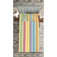 thumbnail image 3 of Ambesonne Colorful Quilted Bedspread Set 2 Pcs, Pastel Summer Funky, Twin Size, Multicolor, 3 of 3