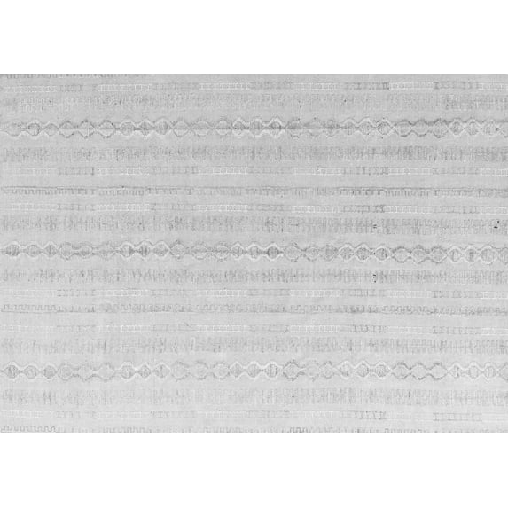 Ahgly Company Machine Washable Indoor Rectangle Solid Gray Modern Area Rugs, 2' x 5'