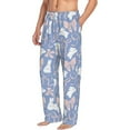 thumbnail image 6 of Logiee Vintage Easter Print Pajama Pants for Men,Men’s Pajama Bottoms,Mens PJ Pants with Pockets & Button Fly-XX-Large, 6 of 6