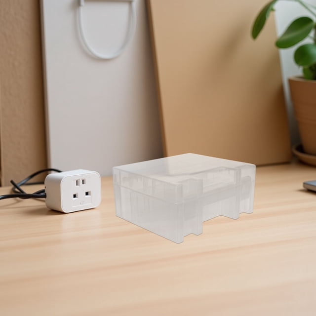 GOOHOCHY Caja Para Guardar Baterías Aa Aaa Con Transparente Y Para Hogar