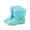 Light Blue, variant on Rain Boots for Girls Boys Outdoor Lightweight Animal Print Elastic Band Outdoor Rainboots Yellow Size 11