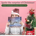 thumbnail image 4 of Illuminated Holiday Cards with Color-Changing Effects, Festive Tree Design Greeting Card, 4 of 4
